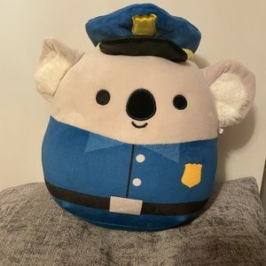 8” Kirk the police koala squishmallow! NWOT